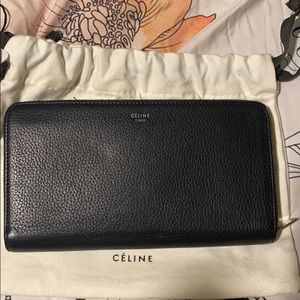 Celine Large flap multifunction wallet